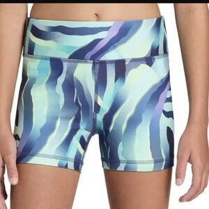 NWT Girls Multicolor Patterned Biker Shorts